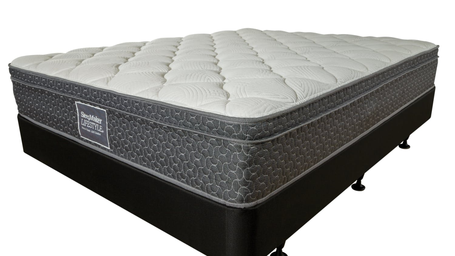 Posture Classic Soft Queen Mattress and Base by SleepMaker