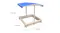 TSB Living Wooden Sandpit with Canopy TSB Living Wooden Sandpit with Canopy