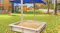 TSB Living Wooden Sandpit with Canopy TSB Living Wooden Sandpit with Canopy
