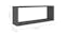 NNEVL Wall Shelves Floating Rectangle 6pcs. 60 x 15 x 33cm - Grey NNEVL Wall Shelves Floating Rectangle 6pcs. 60 x 15 x 33cm - Grey