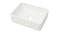 NNEVL Rounded Rectangle Ceramic Basin 41 x 30 x 12cm - White NNEVL Rounded Rectangle Ceramic Basin 41 x 30 x 12cm - White