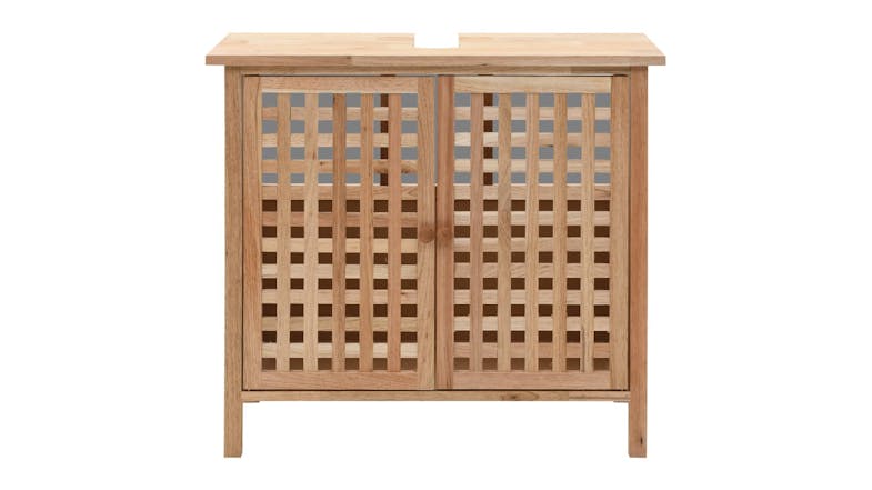 NNEVL Bathroom Sink Cabnet 66 x 29 x 61cm - Solid Walnut NNEVL Bathroom Sink Cabnet 66 x 29 x 61cm - Solid Walnut