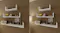 NNEVL U-Shape Floating Wall Shelves 6pcs. - White NNEVL U-Shape Floating Wall Shelves 6pcs. - White