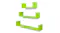 NNEVL U-Shape Floating Wall Shelves 6pcs. - Green NNEVL U-Shape Floating Wall Shelves 6pcs. - Green