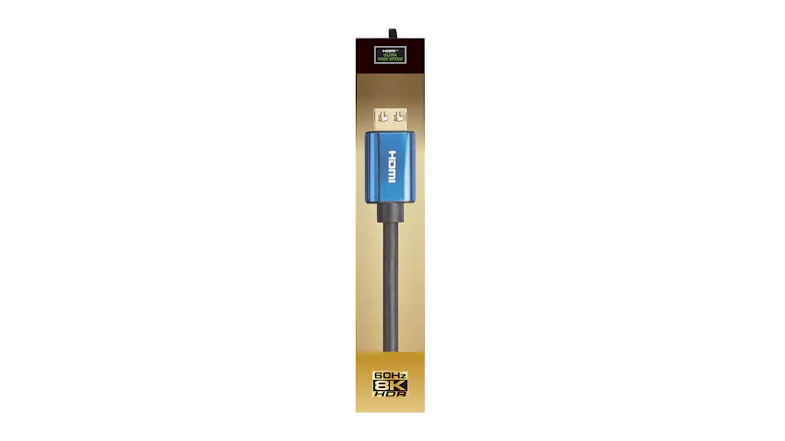 Vanco Bluejet 8K Ultra HD 48-GBPS HDR 24K Gold Plated HDMI eARC Cable - 3.04m Length Vanco Bluejet 8K Ultra HD 48-GBPS HDR 24K Gold Plated HDMI eARC Cable - 3.04m Length