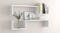NNEVL Wall Shelves S-Shape Floating 100 x 15 x 20cm 2pcs. - White NNEVL Wall Shelves S-Shape Floating 100 x 15 x 20cm 2pcs. - White