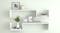 NNEVL Wall Shelves S-Shape Floating 100 x 15 x 20cm 2pcs. - White NNEVL Wall Shelves S-Shape Floating 100 x 15 x 20cm 2pcs. - White