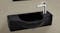 NNEVL Ceramic Basin with Faucet Hole 45 x 25 x 12cm - Black NNEVL Ceramic Basin with Faucet Hole 45 x 25 x 12cm - Black