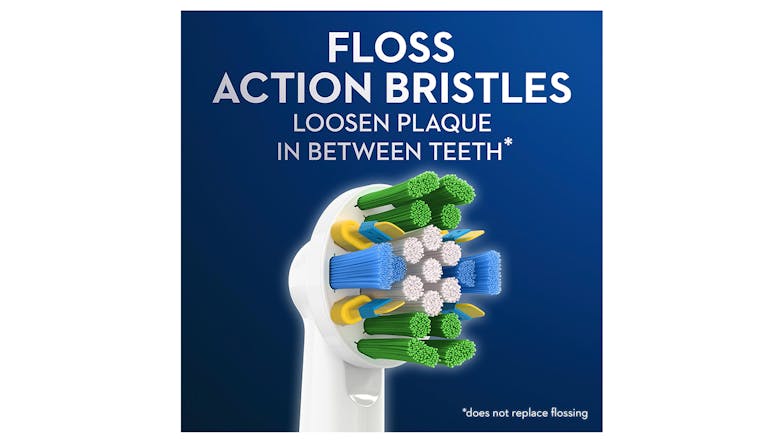 Oral-B Floss Action Replacement Brush Head - 3 Pack/White (EB25-3)