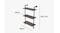 TSB Living 3 Tier Industrial Pipe Shelf TSB Living 3 Tier Industrial Pipe Shelf