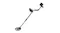 A black NNEVL metal detector with a circular search coil, adjustable shaft, and ergonomic handle A black NNEVL metal detector with a circular search coil, adjustable shaft, and ergonomic handle