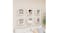 NNEVL Wall Shelves Floating Rectangle 6pcs. 26 x 15 x 26cm - White NNEVL Wall Shelves Floating Rectangle 6pcs. 26 x 15 x 26cm - White