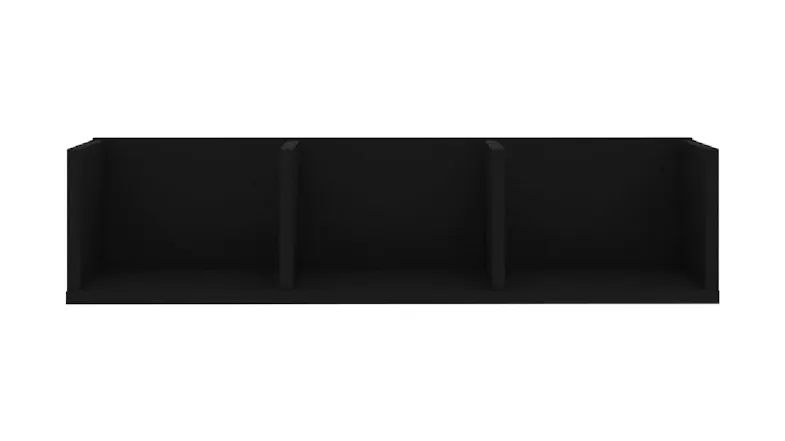 NNEVL Wall Shelves CD 75 x 18 x 18cm - Black NNEVL Wall Shelves CD 75 x 18 x 18cm - Black