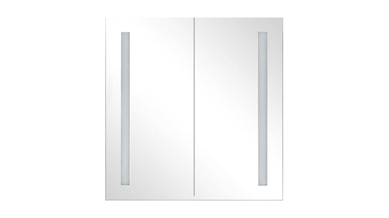 NNEVL LED Backlit Bathroom Mirror Cabinet 62 x 14 x 60cm - Anthracite NNEVL LED Backlit Bathroom Mirror Cabinet 62 x 14 x 60cm - Anthracite