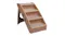 NNEVL Folding Dog Stairs 62 x 40 x 49cm - Brown NNEVL Folding Dog Stairs 62 x 40 x 49cm - Brown