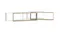 Four rectangular floating shelves overlapping horizontally, with two white and two light wood-tone units Four rectangular floating shelves overlapping horizontally, with two white and two light wood-tone units