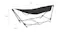 Diagram of the NNEVL hammock showing dimensions: 241cm length, 70cm height, and 76cm width Diagram of the NNEVL hammock showing dimensions: 241cm length, 70cm height, and 76cm width