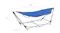 Diagram of the NNEVL hammock showing dimensions: 241cm length, 70cm height, and 76cm width Diagram of the NNEVL hammock showing dimensions: 241cm length, 70cm height, and 76cm width