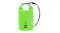 NNEVL 10L green PVC dry bag, rolled and buckled with a black shoulder strap NNEVL 10L green PVC dry bag, rolled and buckled with a black shoulder strap