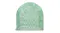 Front view of a green, arched mesh NNEVL greenhouse cover featuring a zippered door Front view of a green, arched mesh NNEVL greenhouse cover featuring a zippered door
