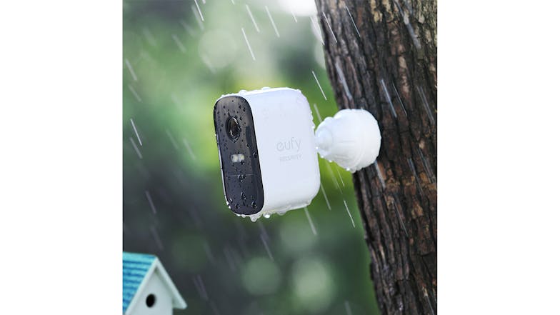 Eufy Cam 2C Pro 2K Outdoor Wireless Smart Security Camera - 3 Pack with HomeBase2 (White)