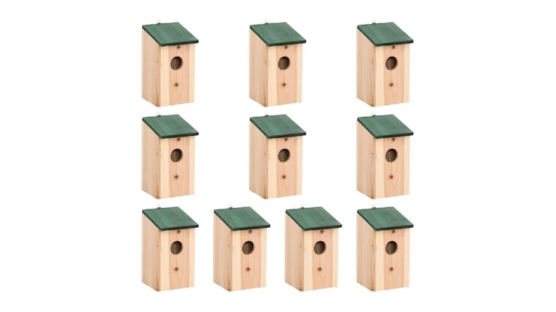 NNEVL Bird House 10pcs. 12 x 12 x 22cm NNEVL Bird House 10pcs. 12 x 12 x 22cm
