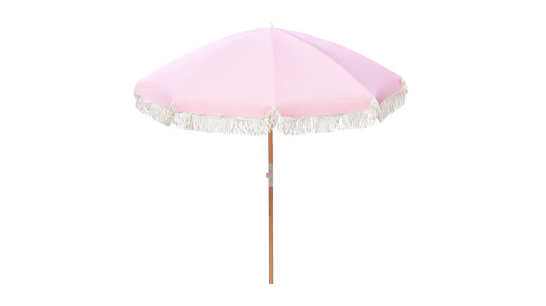Havana 2m Outdoor Fringe Umbrella - Dusty Rose Havana 2m Outdoor Fringe Umbrella - Dusty Rose