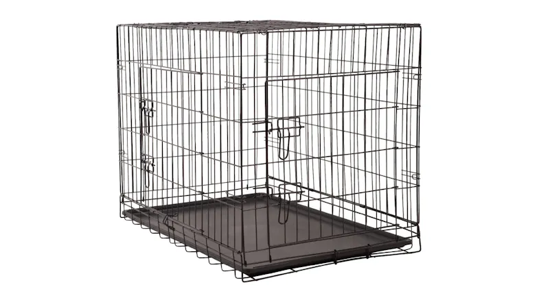 4Paws Collapsable Wire Pet Cage with Base Tray 76 x 53 x 59cm 4Paws Collapsable Wire Pet Cage with Base Tray 76 x 53 x 59cm
