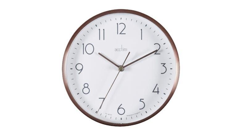 Acctim "Ava" Wall Clock - Copper Acctim "Ava" Wall Clock - Copper