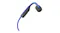 Underside view of wireless headphones showing control buttons Underside view of wireless headphones showing control buttons