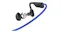 Deconstructed view of headphones featuring internal components Deconstructed view of headphones featuring internal components