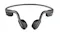 Front view of open-ear headphones with a flexible neckband Front view of open-ear headphones with a flexible neckband