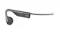 Profile view of Shokz OpenMove headphones featuring a sleek earhook Profile view of Shokz OpenMove headphones featuring a sleek earhook