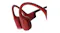Shokz OpenRun Wireless Open-Ear Headphones - Red Shokz OpenRun Wireless Open-Ear Headphones - Red