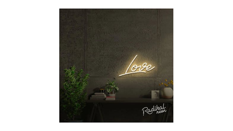 Radikal Neon "Love" Sign - Warm White Radikal Neon "Love" Sign - Warm White