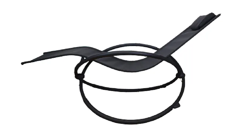 Arcadia Furniture Zero-Gravity Rocking Lounge Chair - Black Arcadia Furniture Zero-Gravity Rocking Lounge Chair - Black