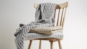 Cape Waffle Natural Throw by L'Avenue