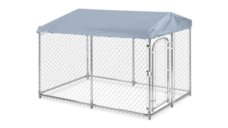TSB Living Outdoor Fenced Dog Run Roof Attachment - 4 x 2.3 x 1.8m TSB Living Outdoor Fenced Dog Run Roof Attachment - 4 x 2.3 x 1.8m