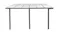 TSB Living Aluminium Patio Canopy 3.7 x 3 x 2m - Grey TSB Living Aluminium Patio Canopy 3.7 x 3 x 2m - Grey