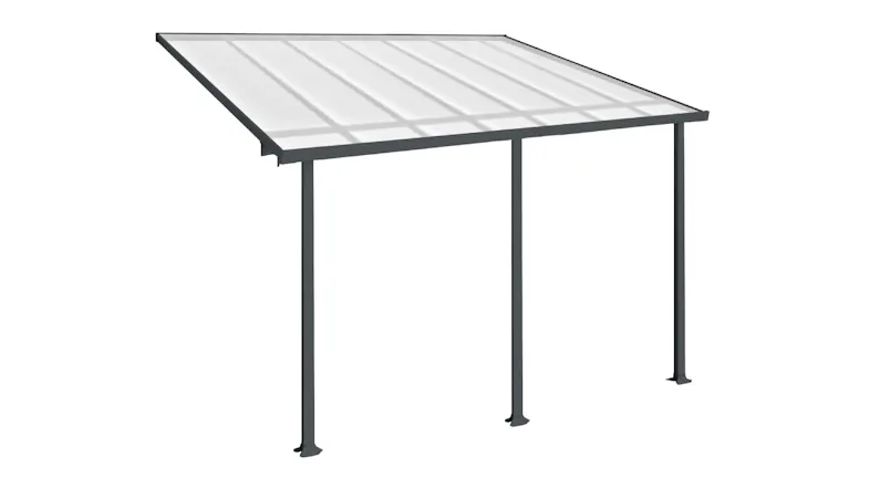 TSB Living Aluminium Patio Canopy 6.1 x 3 x 2m - Grey TSB Living Aluminium Patio Canopy 6.1 x 3 x 2m - Grey