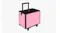 TSB Living Portable Makeup Trolley with Wheels, Travel Handle - Pink TSB Living Portable Makeup Trolley with Wheels, Travel Handle - Pink