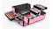 TSB Living Portable Makeup Trolley with Wheels, Travel Handle - Pink TSB Living Portable Makeup Trolley with Wheels, Travel Handle - Pink