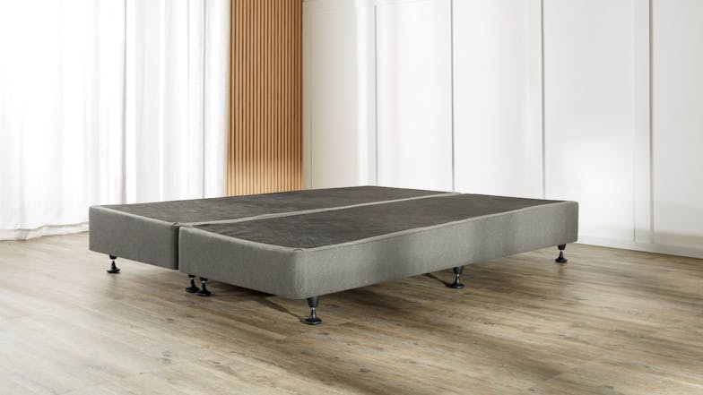 Platform Low Profile Split Bed Base by Sealy - Light Grey