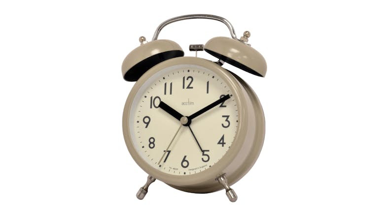 Acctim "Hardwick" Alarm Clock - Taupe Acctim "Hardwick" Alarm Clock - Taupe