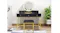 TSB Living Ewell Vanity Set with LED Mirror - Black/Gold TSB Living Ewell Vanity Set with LED Mirror - Black/Gold