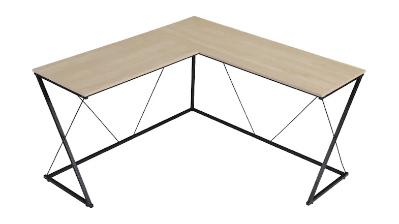 TSB Living L-Shaped Metal Frame Desk TSB Living L-Shaped Metal Frame Desk