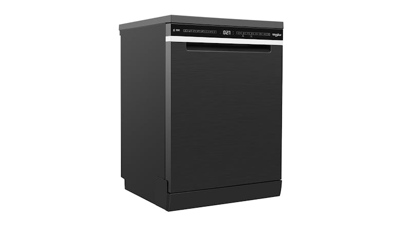 Whirlpool 14 Place Setting Dishwasher - Freestanding with 9 Programs - Black Stainless Steel (WDFS3R4NBSAU) Whirlpool 14 Place Setting Dishwasher - Freestanding with 9 Programs - Black Stainless Steel (WDFS3R4NBSAU)