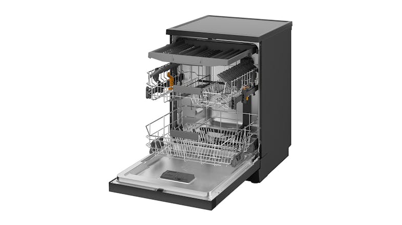 Whirlpool 14 Place Setting Dishwasher - Freestanding with 9 Programs - Black Stainless Steel (WDFS3R4NBSAU) Whirlpool 14 Place Setting Dishwasher - Freestanding with 9 Programs - Black Stainless Steel (WDFS3R4NBSAU)