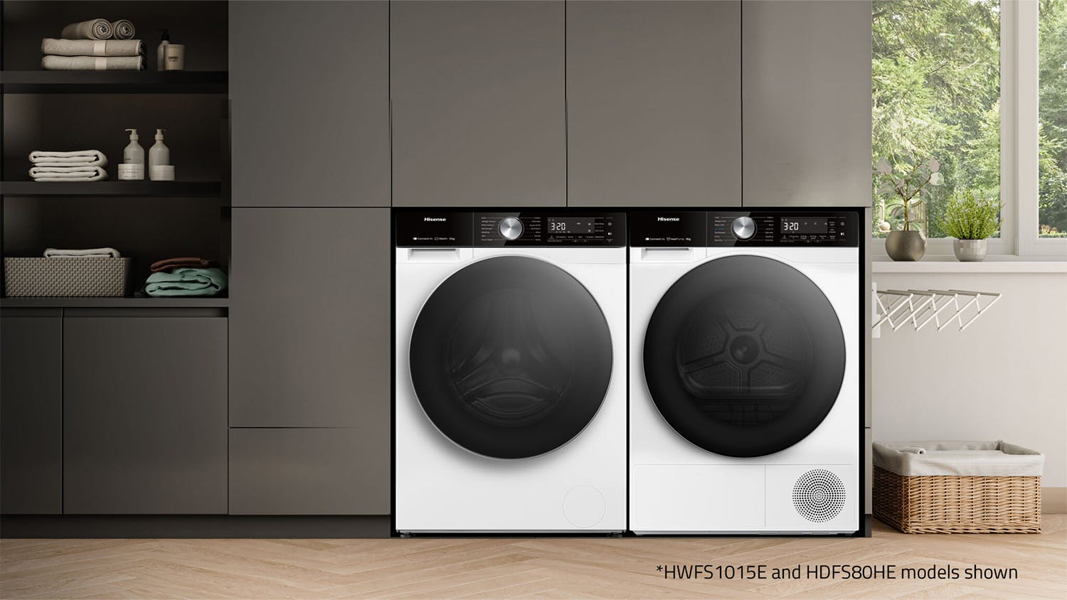 Hisense 8.5kg 14 Program Front Loading Washing Machine - White (Series 5/HWFS8514E)