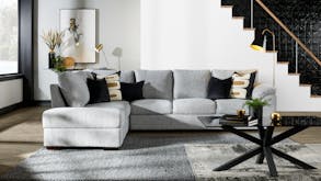 Skylar Fabric Corner Sofa with Chaise